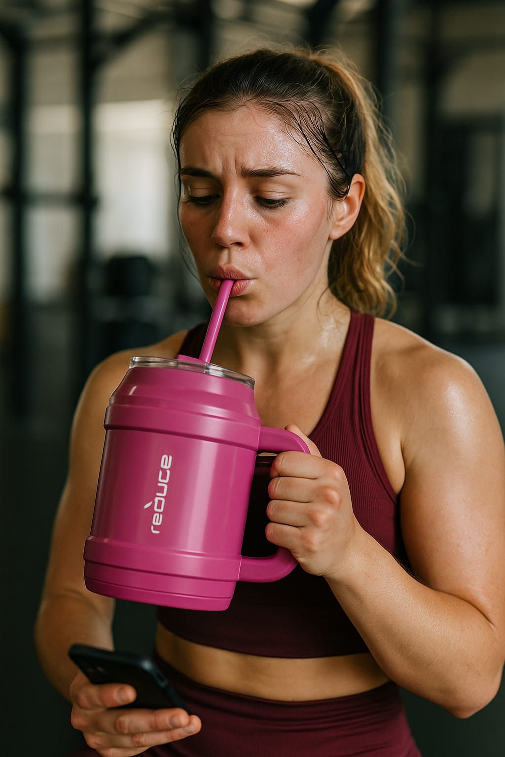 Termo Reduce Cold-1 Mug 50oz (1478ml) Con Agarradera 36 Hrs - Dragon fruit