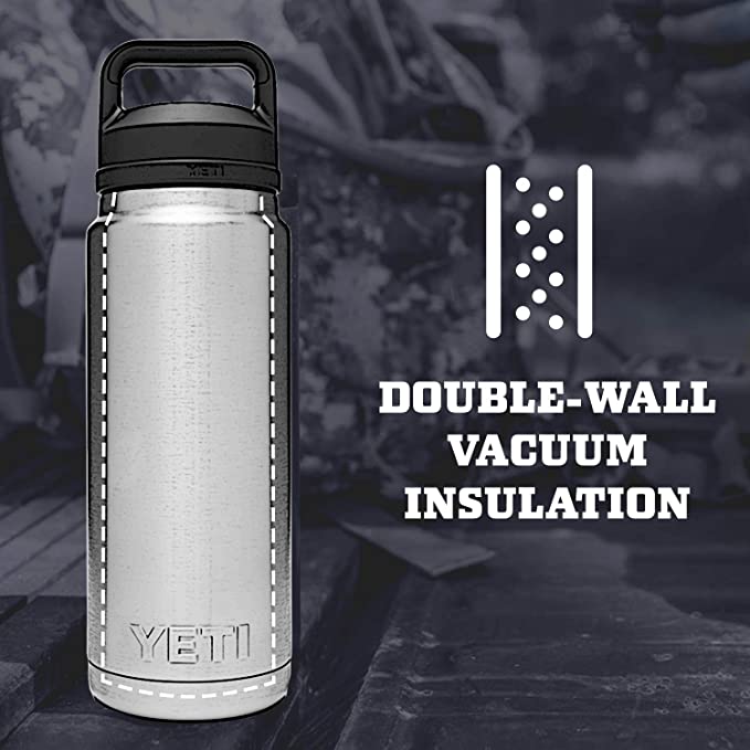 Termo Botella Rambler 26oz Chug Cap Negro MARCA YETI