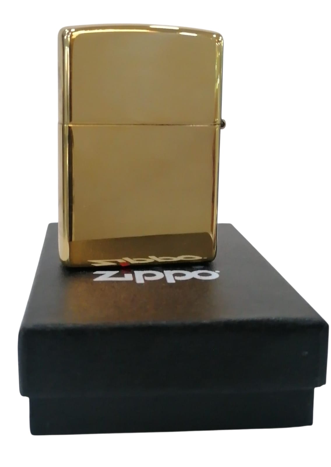 Encendedor Zippo Original En Oferta Por Errores De Grabado - Dorado Espejo