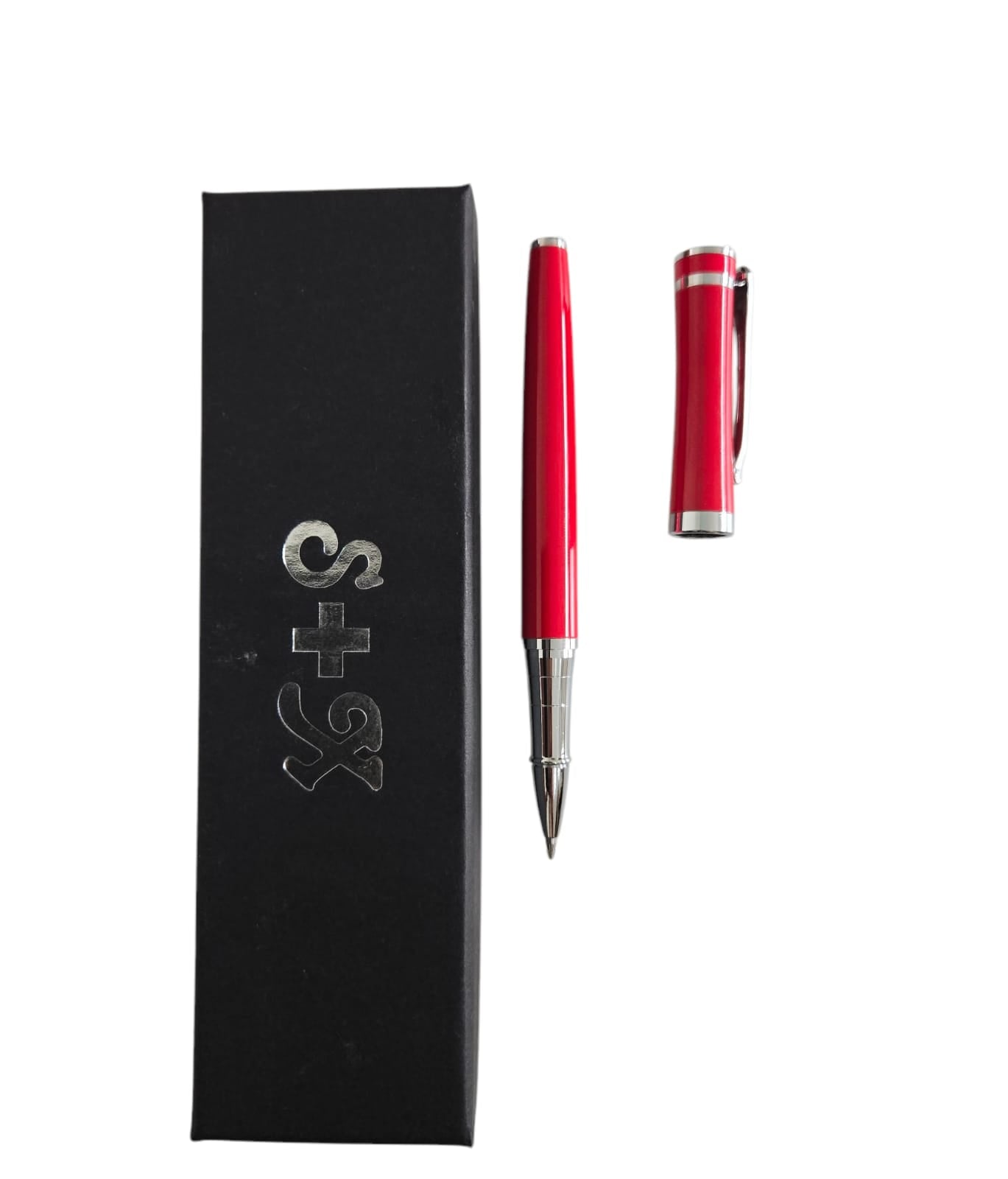Bolígrafo Pluma en estuche S+X - Rojo