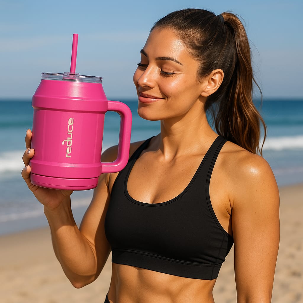 Termo Reduce Cold-1 Mug 50oz (1478ml) Con Agarradera 36 Hrs - Dragon fruit
