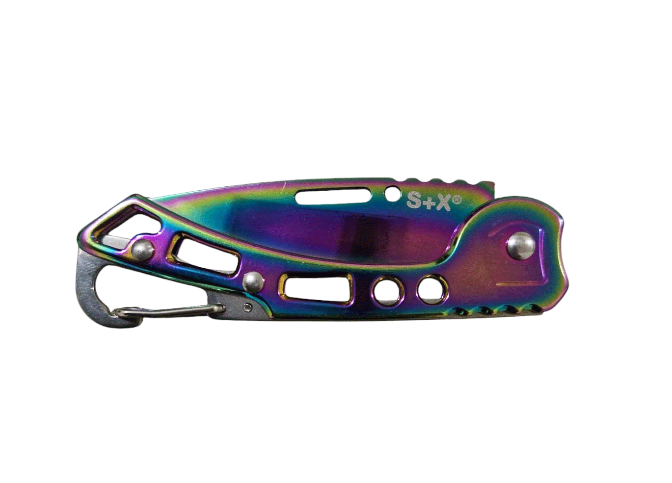 Elegante Navaja Marca S+x Plegable De Acero Inoxidable - Tornasol