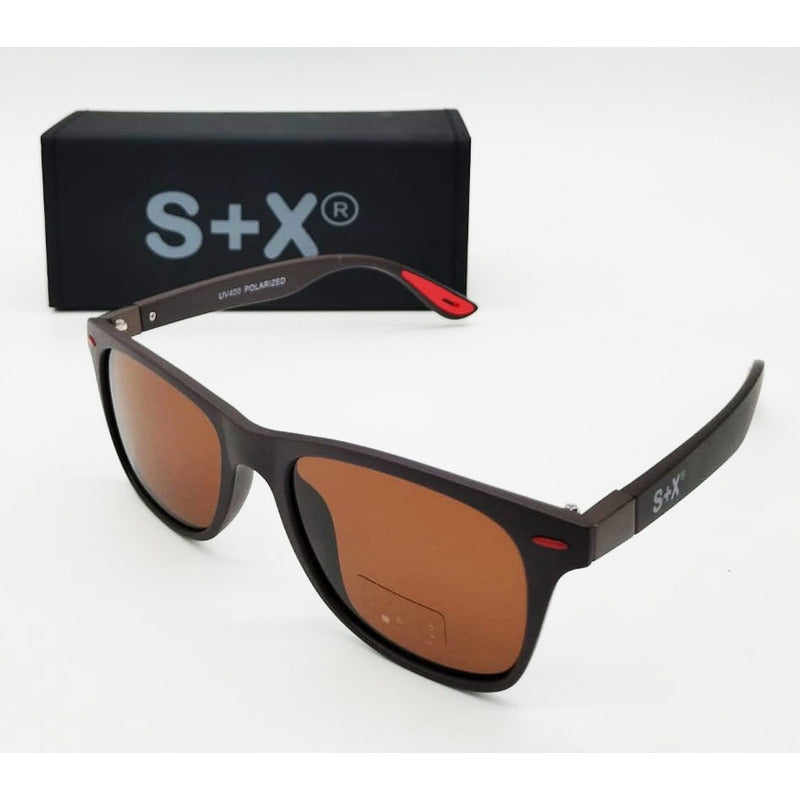 Lentes De Sol S+X Deportivos Polarizados Anti-uv Moda Hombre