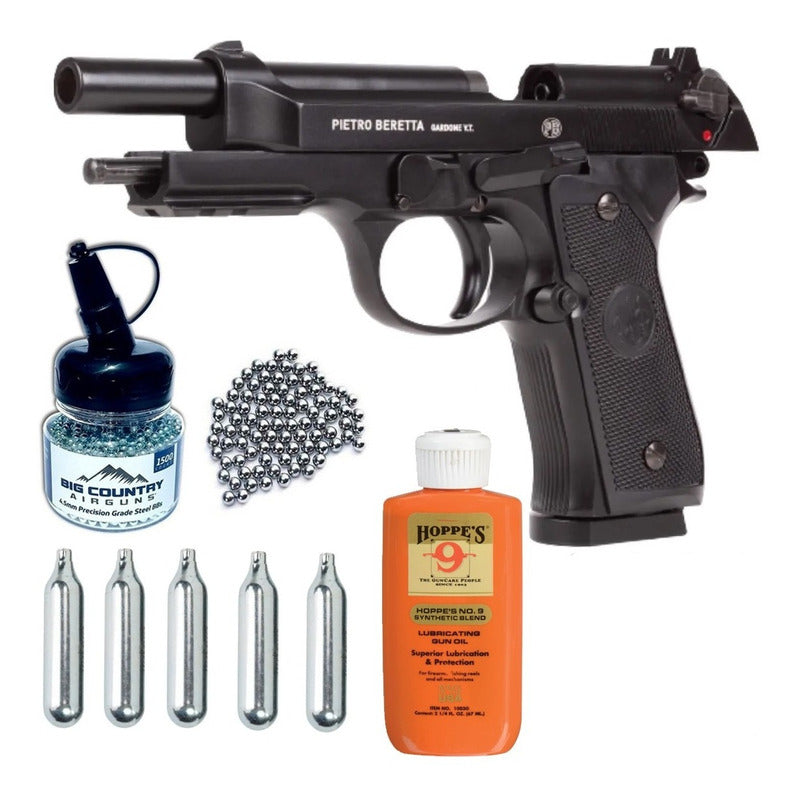 Pistola Beretta 92a1 Blowback 4.5 En Kit Y Envio Gratis