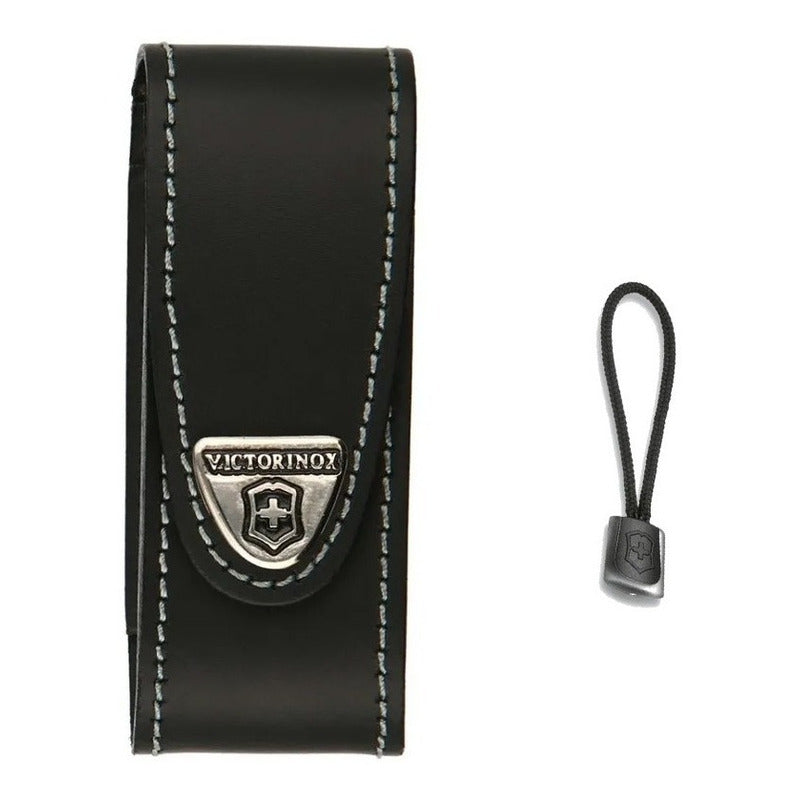Funda de cuero Victorinox Con Cordon para navajas de 91mm