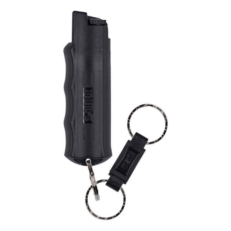 Gas Pimienta Marca Sabre Llavero Duro Quick 15 Gramos Negro
