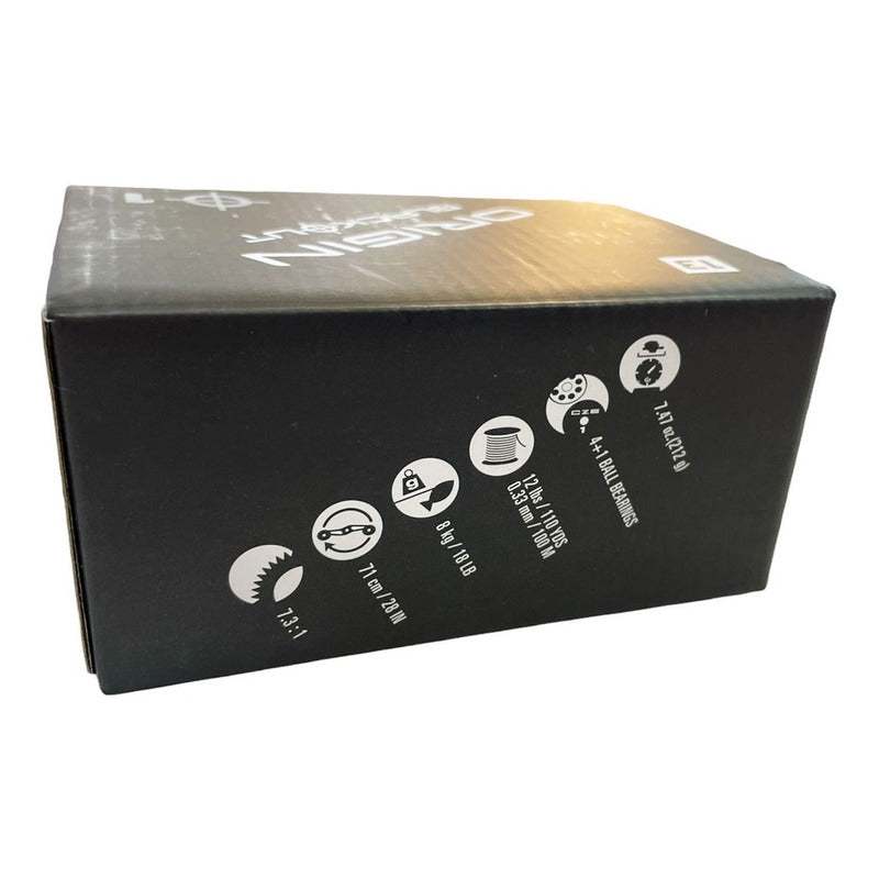 Carrete De Pesca 13 Origin Blackout Diestro