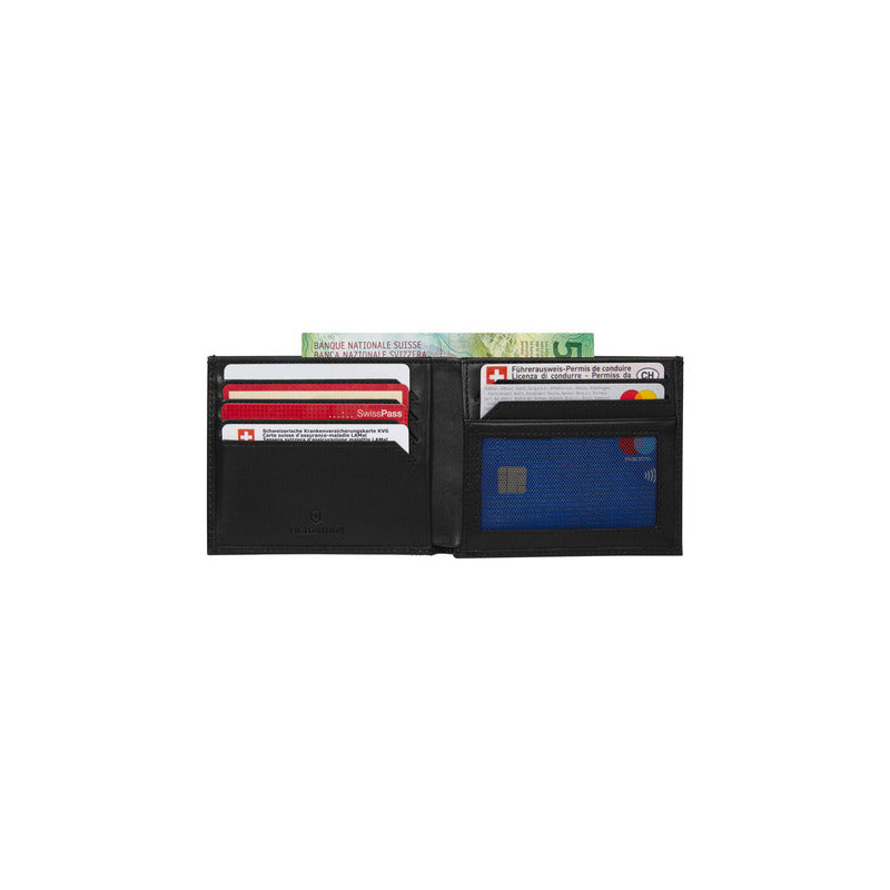 Cartera Billetera Victorinox Altius Alox Bi-fold De Piel