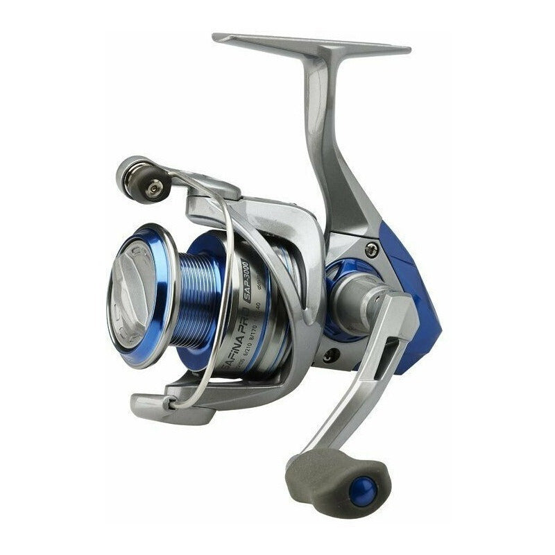 Okuma Carrete Safina Pro Snp-3000 Color Azul Lado De La Manija Derecho/izquierdo