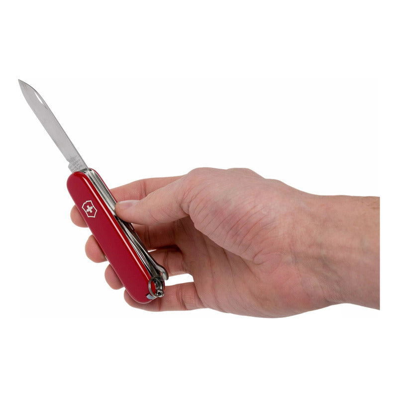 Navaja Multiherramienta Victorinox Navaja Super Tinker 1.4703 Roja Con 14 Funciones Color Rojo