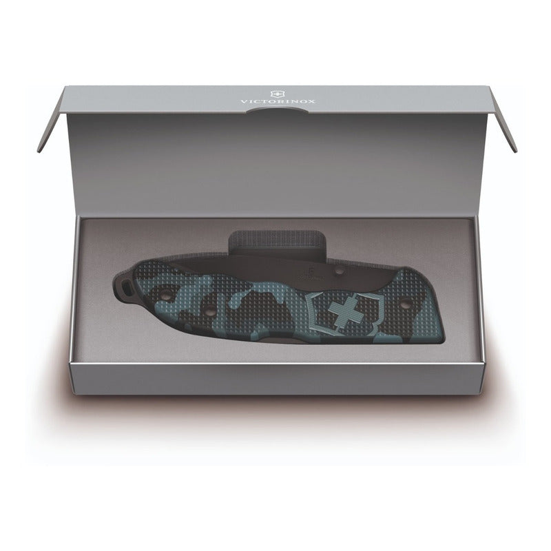 Navaja Multiuso Victorinox 0.9425.ds222 Color Azul Clamuflaje Con 4 Herramientas