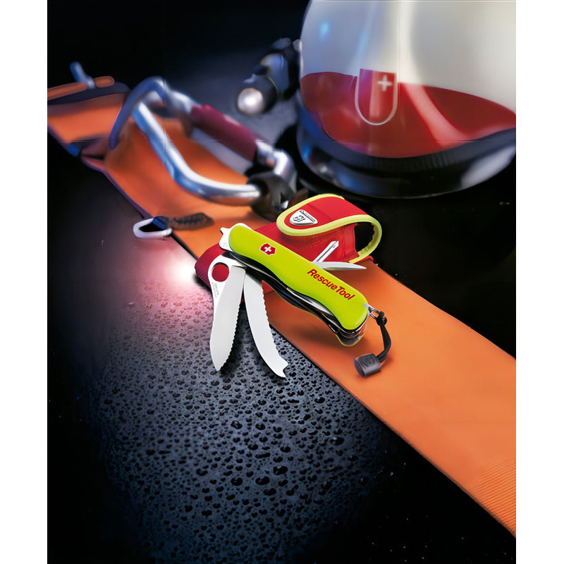 Herramienta De Rescate Victorinox, Color Amarillo, Multiherramienta, 13 Funciones