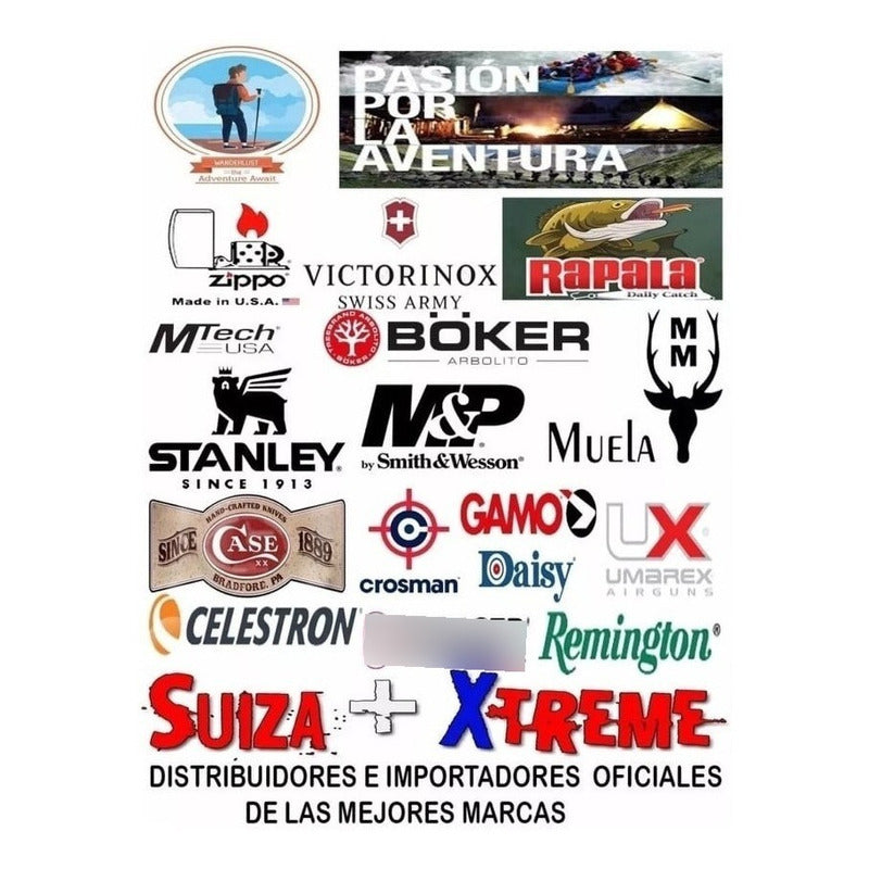 Cuchillo De Cacería Con Hoja De Acero 440 Magnum Boker Funda