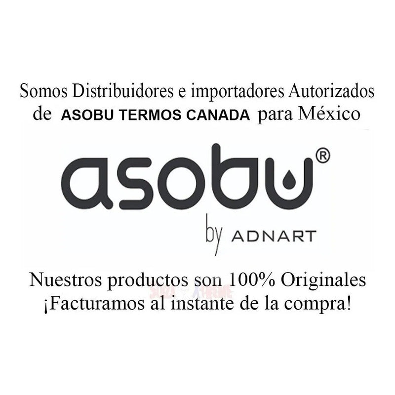 Taza Termo Asobu Azúl P/café A Prueba Derrames Doble Pared