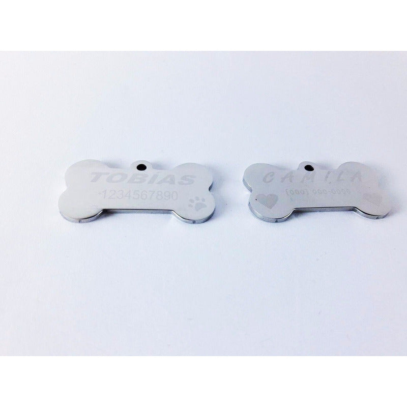 Placa Tag Mascota, Perro, A/inox Exc Calidad Envío Gratis