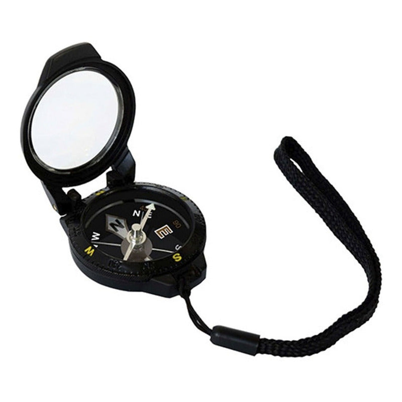 Brújula Wallis Profesional Plegable Bolsillo Tapa Cristal