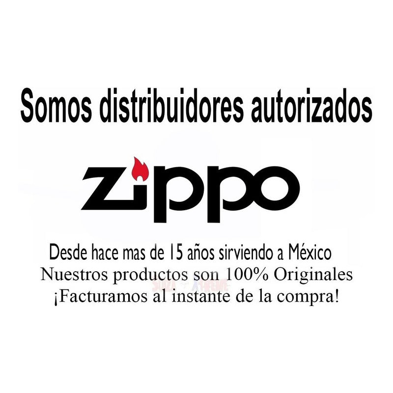 Zippo Original Negro Matte Personalizado Con Logo O Leyenda