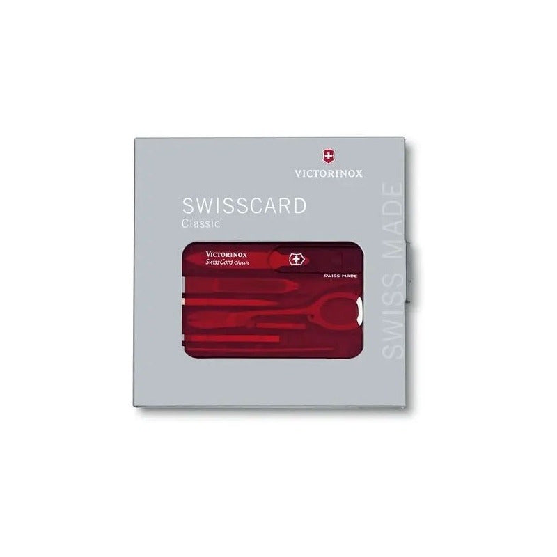 Swiss Card Roja Transparente Victorinox 0.7100.t