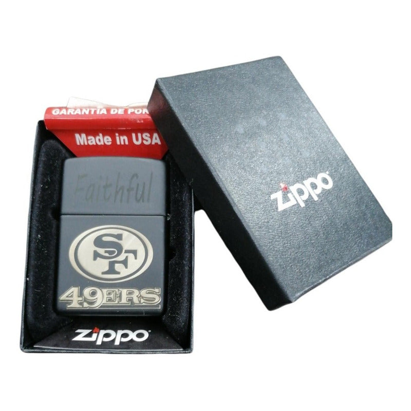 Zippo Negro Matte Personalizado Ambos Lados Imagen, Nombre,