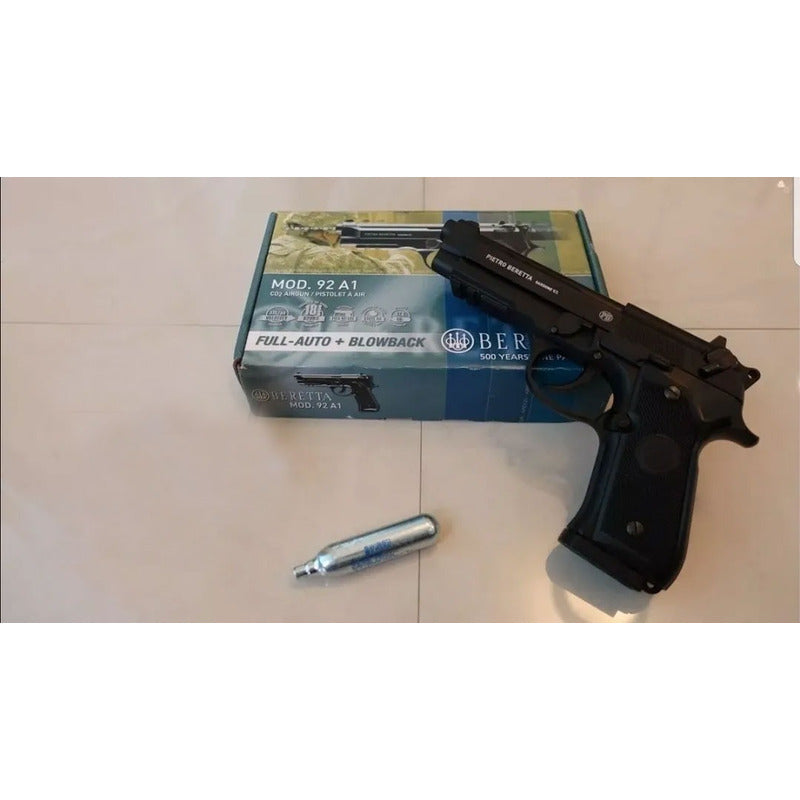 Pistola Deportiva Beretta 92a1 Blowback 4.5 Replica