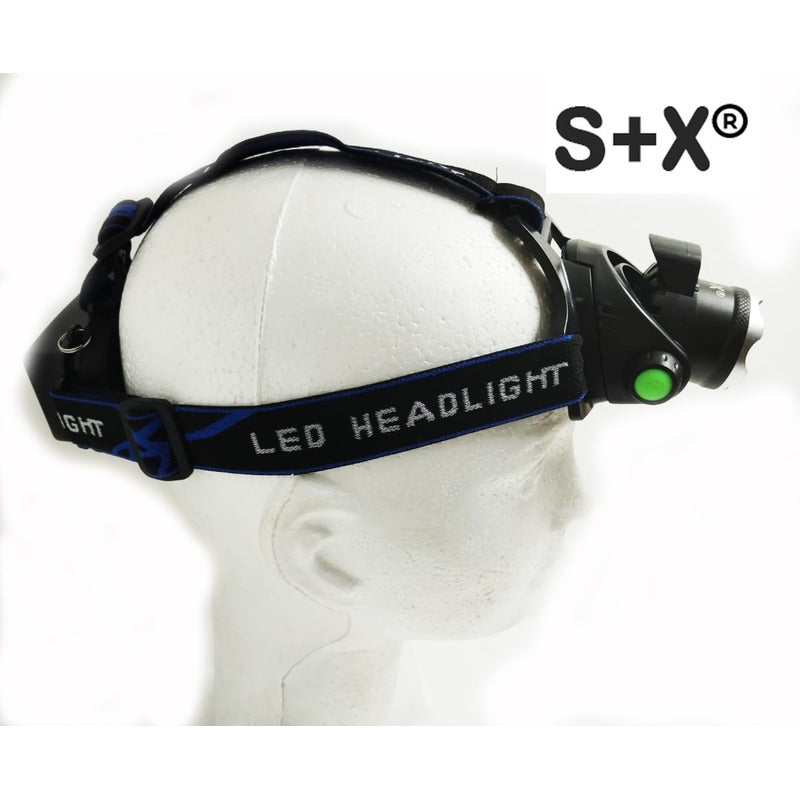 Linterna Para Cabeza Marca S+x Brand Recargable