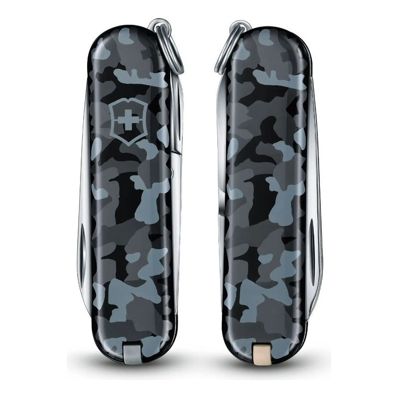 Victorinox Navaja Classic Sd Camouflage, 7 Usos Color Navy Camouflage