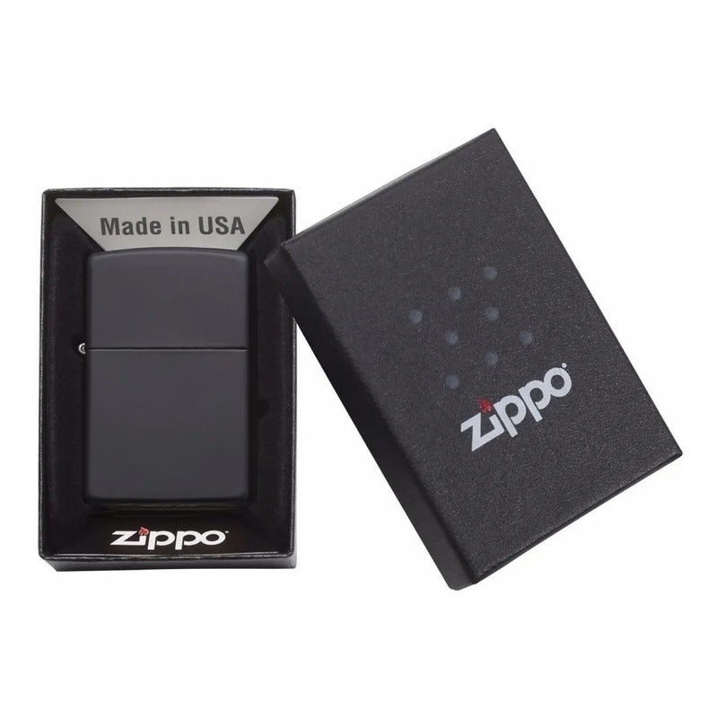 Zippo Original Negro Matte Personalizado Con Logo O Leyenda