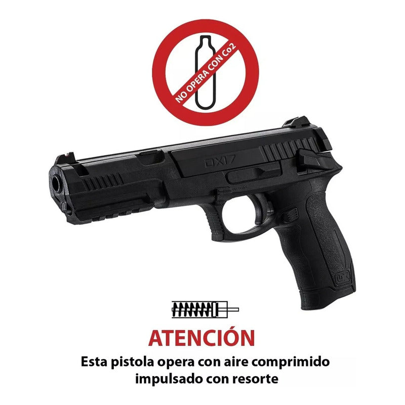 Pistola Deportiva Umarex Dx17 Incluye 200 Postas Gratis