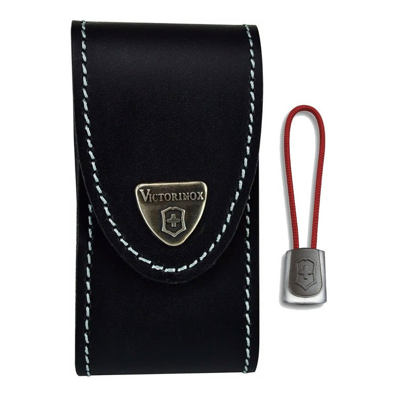 Funda Victorinox Piel Y Cordon Para Navaja Swisschamp 500756