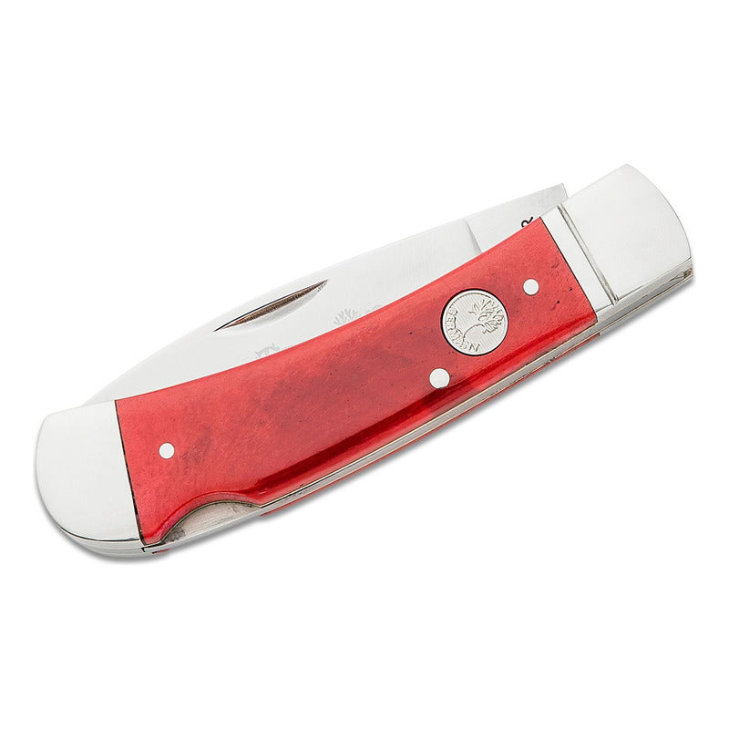 Navaja Boker Arbolito Ts 2.0 Lockback Smooth De Hueso Rojo
