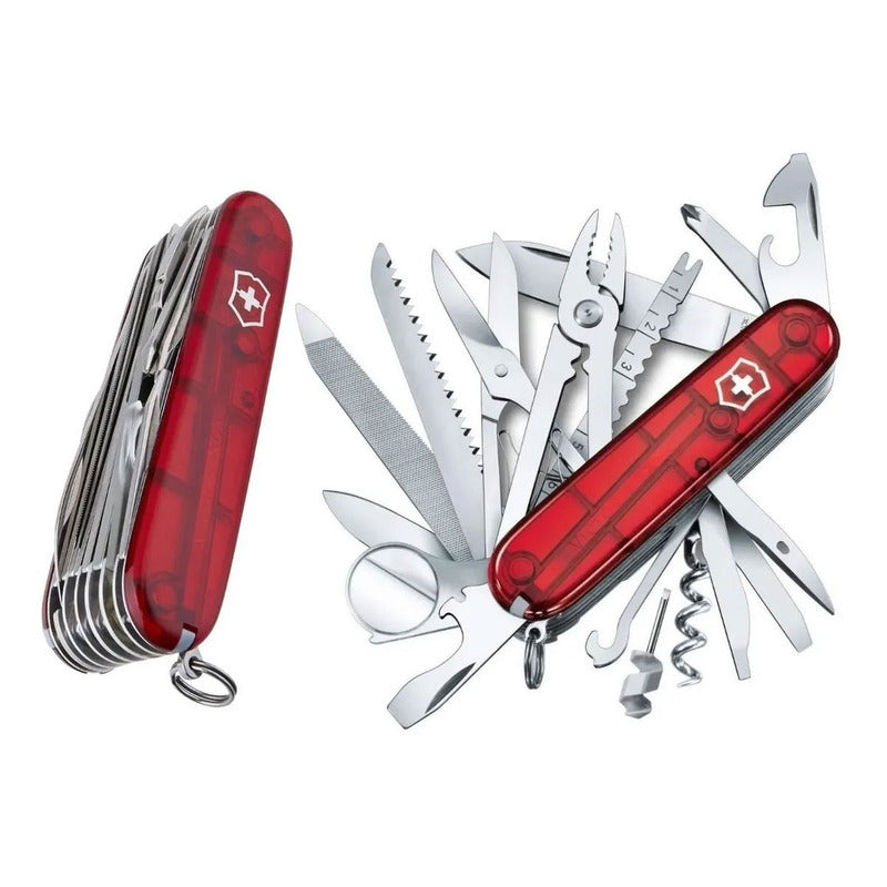 Navaja Victorinox Swisschamp, Funda Nylon Negra Y Cordon,