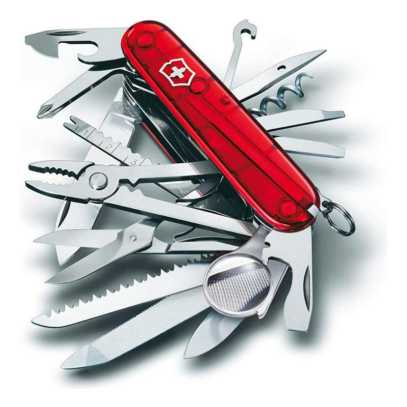 Navaja Multiherramienta Victorinox Swiss Champ Roja Con 33 Funciones
