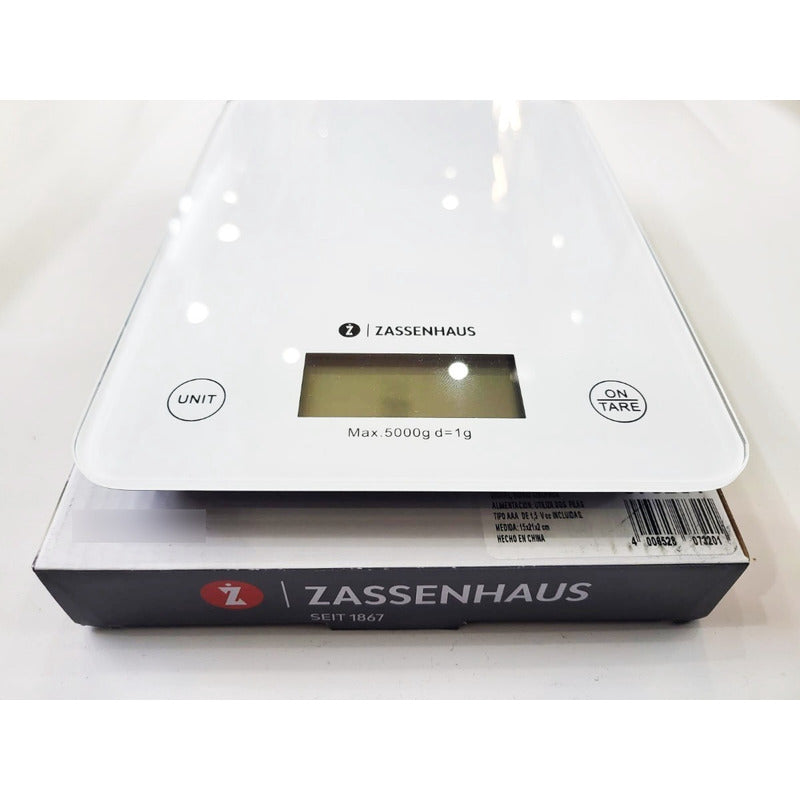 Zassenhaus Bascula Digital Gran Calidad Pesa Desd 1g A 5000g