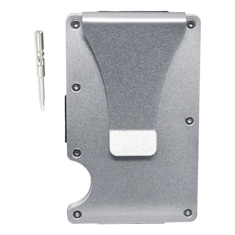 Cartera Money Clip Tarjetero Metal Billetera Y Desarmador