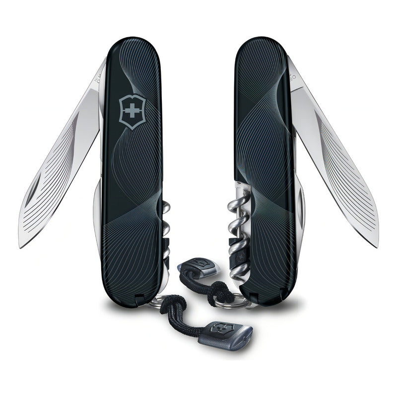 Victorinox Navaja Compact Dark Wave Le Dia Del Padre 2024 Color Negro