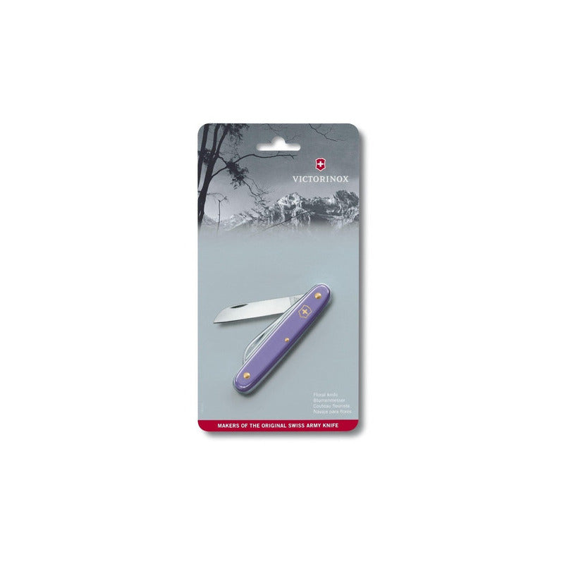 Victorinox Navaja Para Flores Y Jardinería Color Violeta