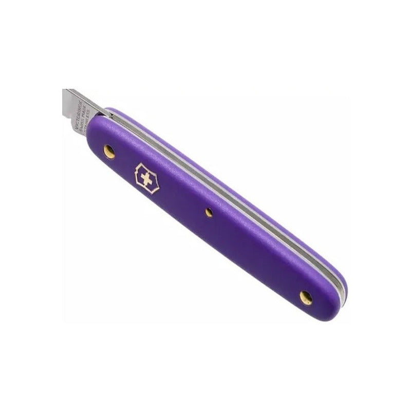 Navaja Para Flores Victorinox 55 Mm, Violeta, Blíster.