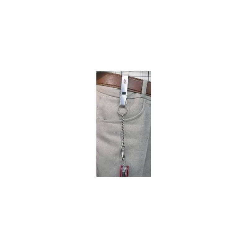 Cadena Llavero Multiclip Victorinox 4.1860 Para Cartera, Navaja, Llaves