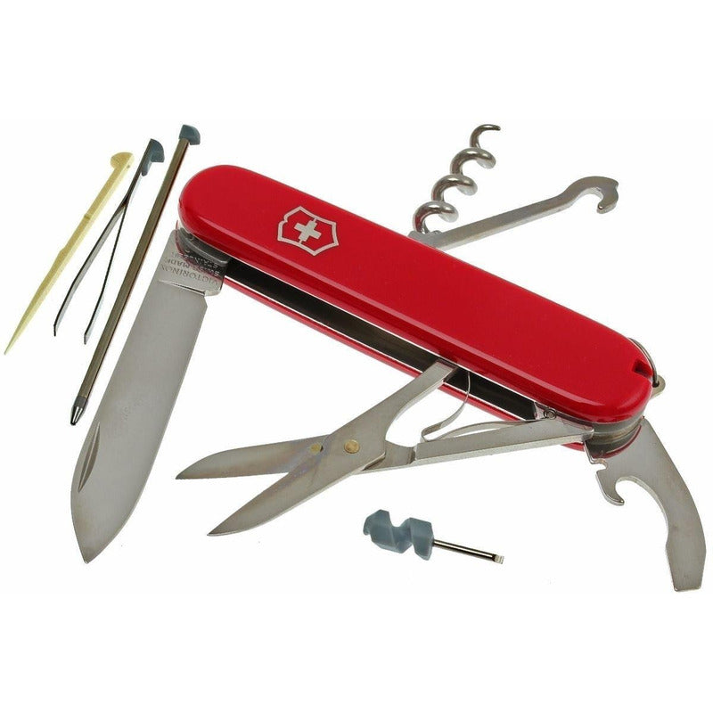 Navaja Victorinox A Compact, Rojo 1.3405 Con Funda Y Cordon