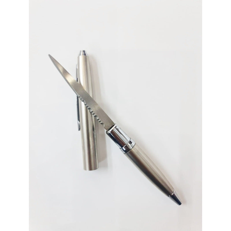 Boligrafo Pluma Con Navaja Personalizado Con Nombre O Leyenda
