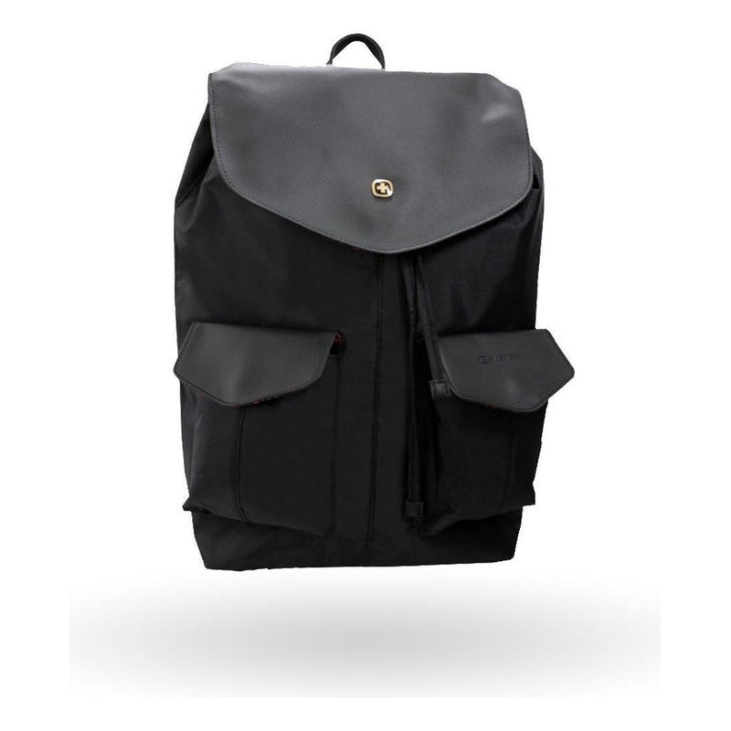 Mochila Para Mujer Mariejo, Para Laptop De 14" - 605090, Color Negro