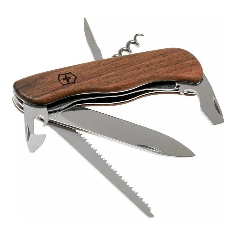 Victorinox Navaja Forester Wood, 10 Usos, Personalizada