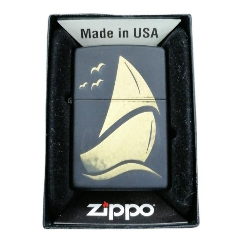 Zippo Original Negro Matte Personalizado Con Logo O Leyenda
