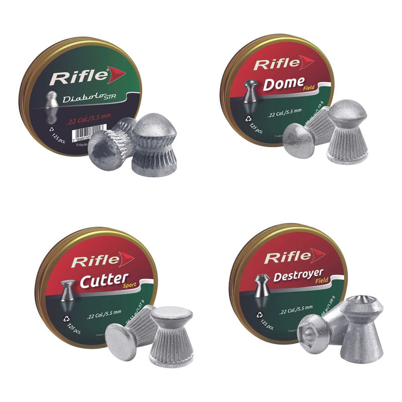 Pack 4 Latas De Diabolos 5.5 Rifle