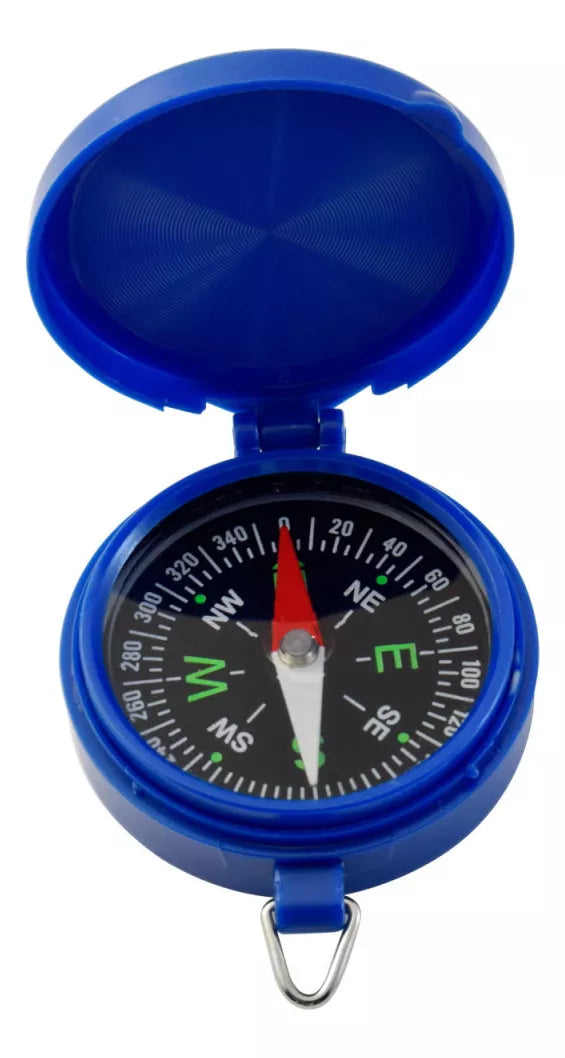 Brújula Escolar C270203 De Pvc Azul Con Cordón Para Colgar Wallis