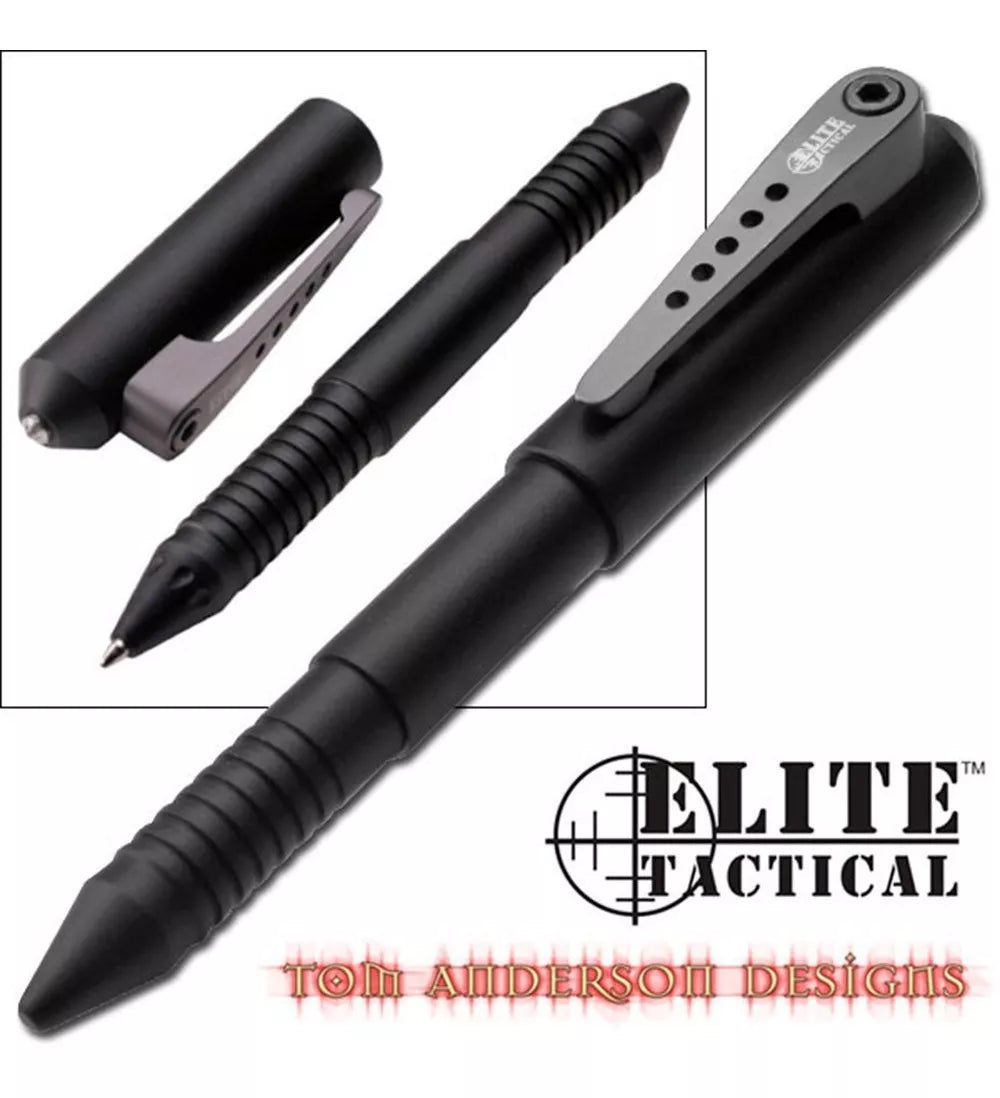 Pluma Táctica Defensa Personal Kubotan Rompe Vidrio - Ta-tp2bk