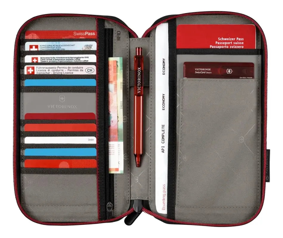 Victorinox Organizador De Viaje Travel Essentials Rfid Color Negro