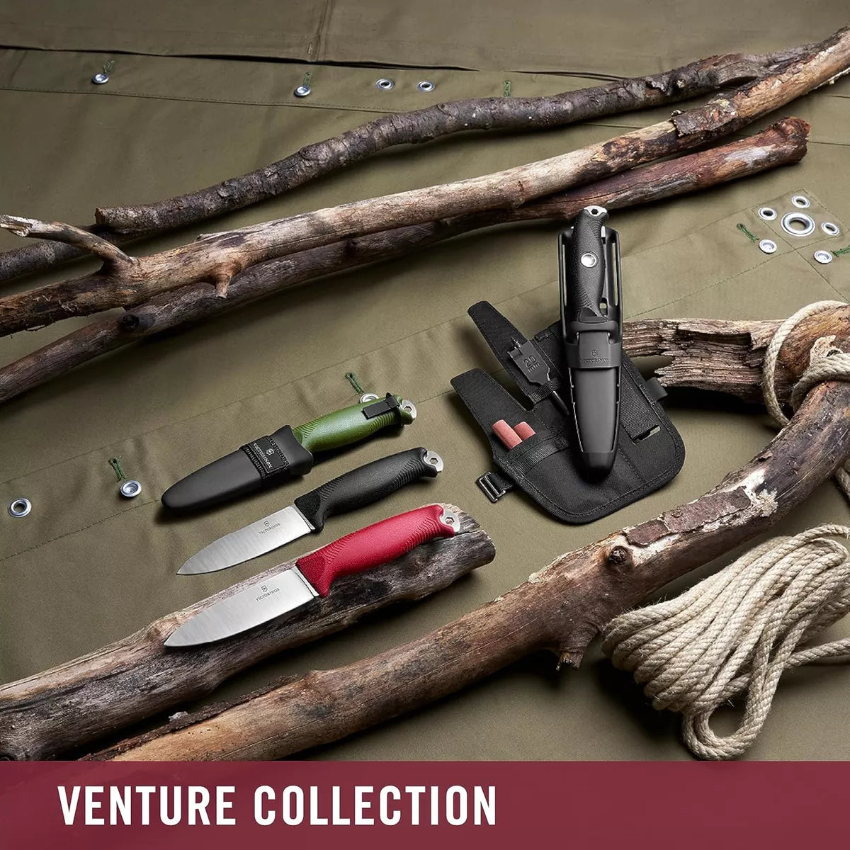 Kit Navaja Victorinox Venture Pro, Con Estuche Multiusos Y Pedernal