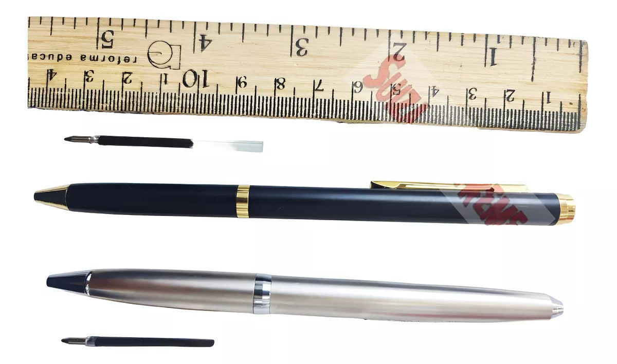 Discreta Pluma Boligrafo Navaja Oculta 5002SA - Cromo