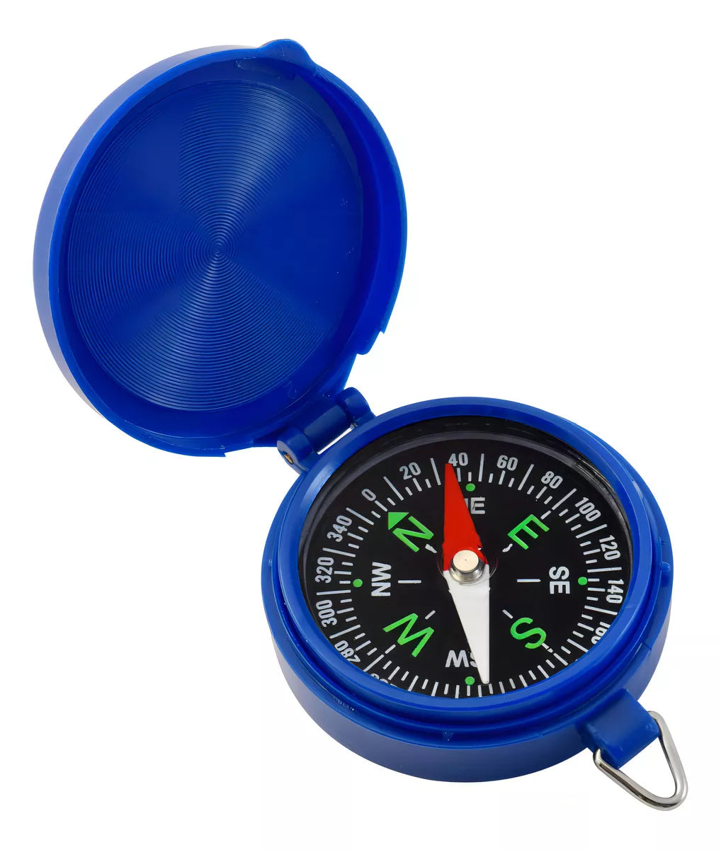 Brújula Escolar C270203 De Pvc Azul Con Cordón Para Colgar Wallis